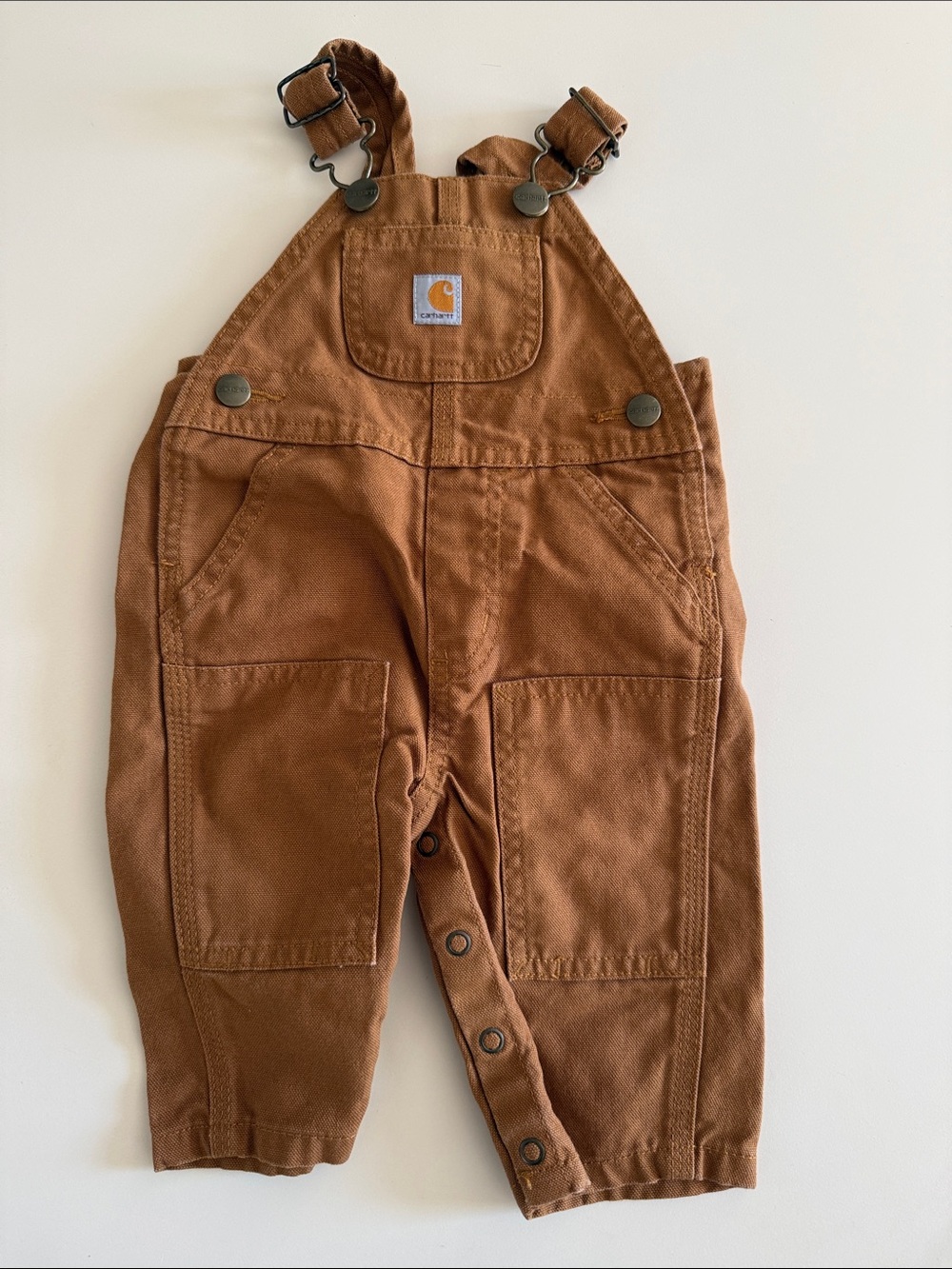 Carhartt Kids Rust Brown Overalls